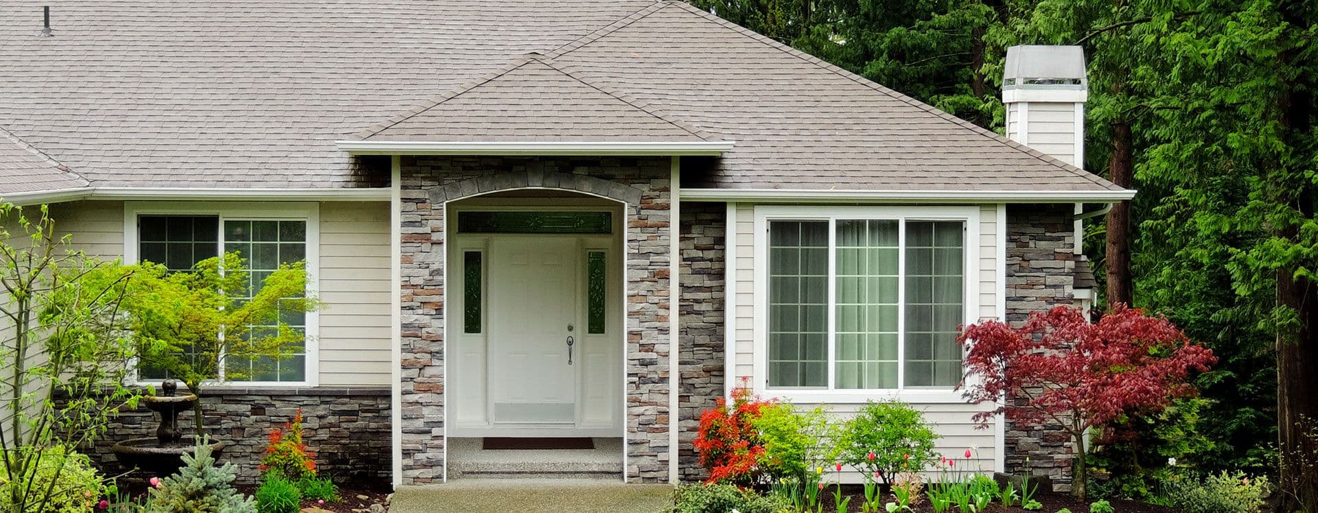 Stone Facing on a home