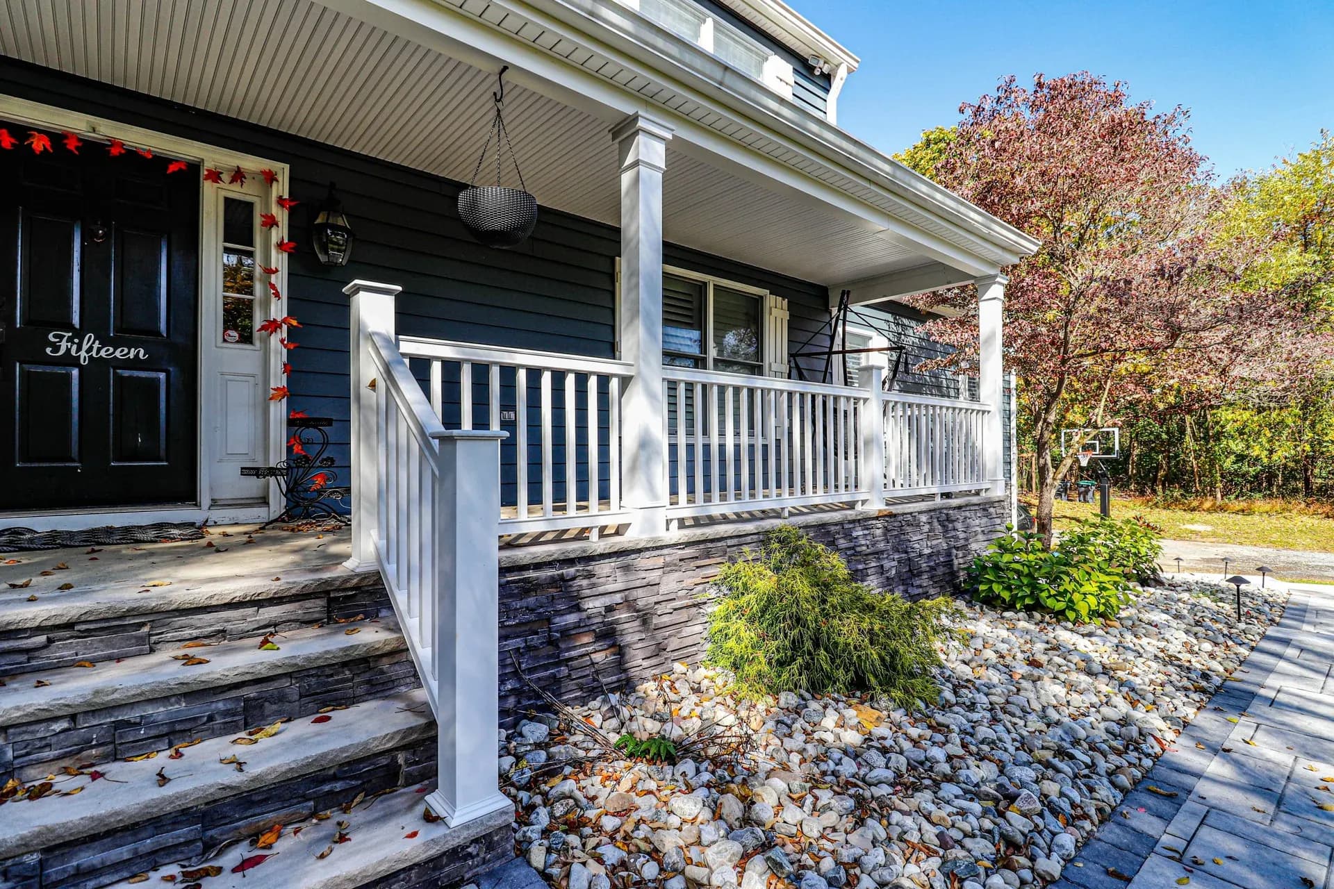 Stone Facing on a home