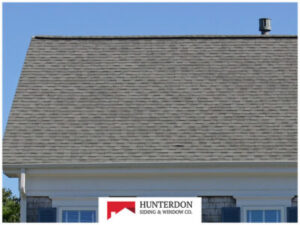 view of gray asphalt shingle roofing system installed on a home